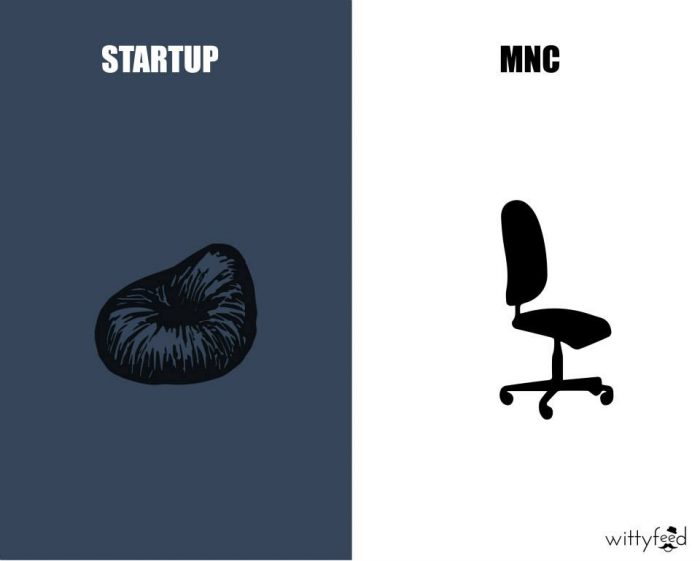 benefits of working in startups than MNCs