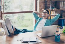 feel relaxed at work