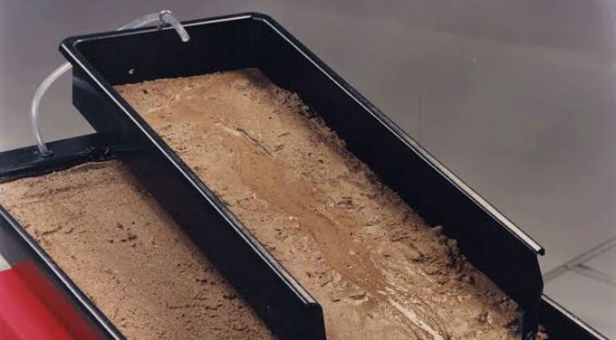 How can stream tables help in learning river processes? stream tables