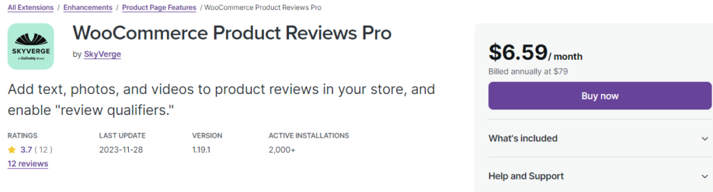 WooCommerce Product Reviews Pro